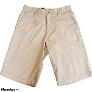 Volcom Khaki Flat Front Friggin Chino 24.5" Shorts